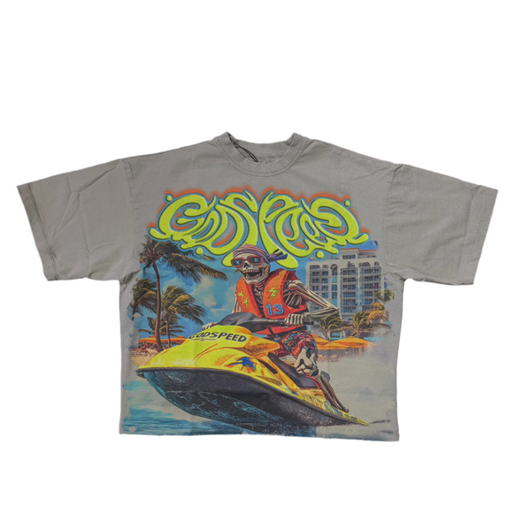 Godspeed Jetski T-Shirt Stone Wash