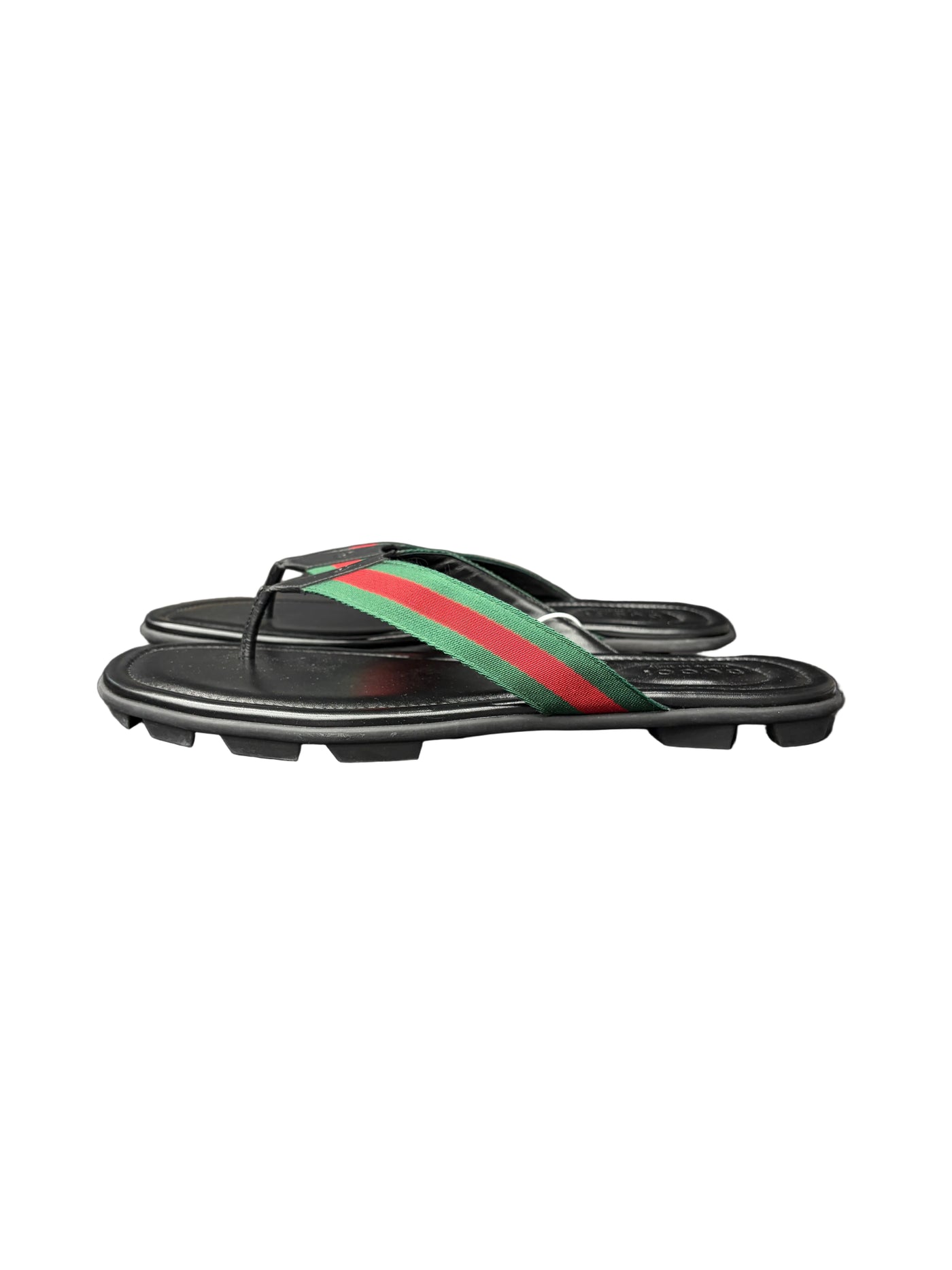 Gucci Interlocking G Thong Sandals Black
