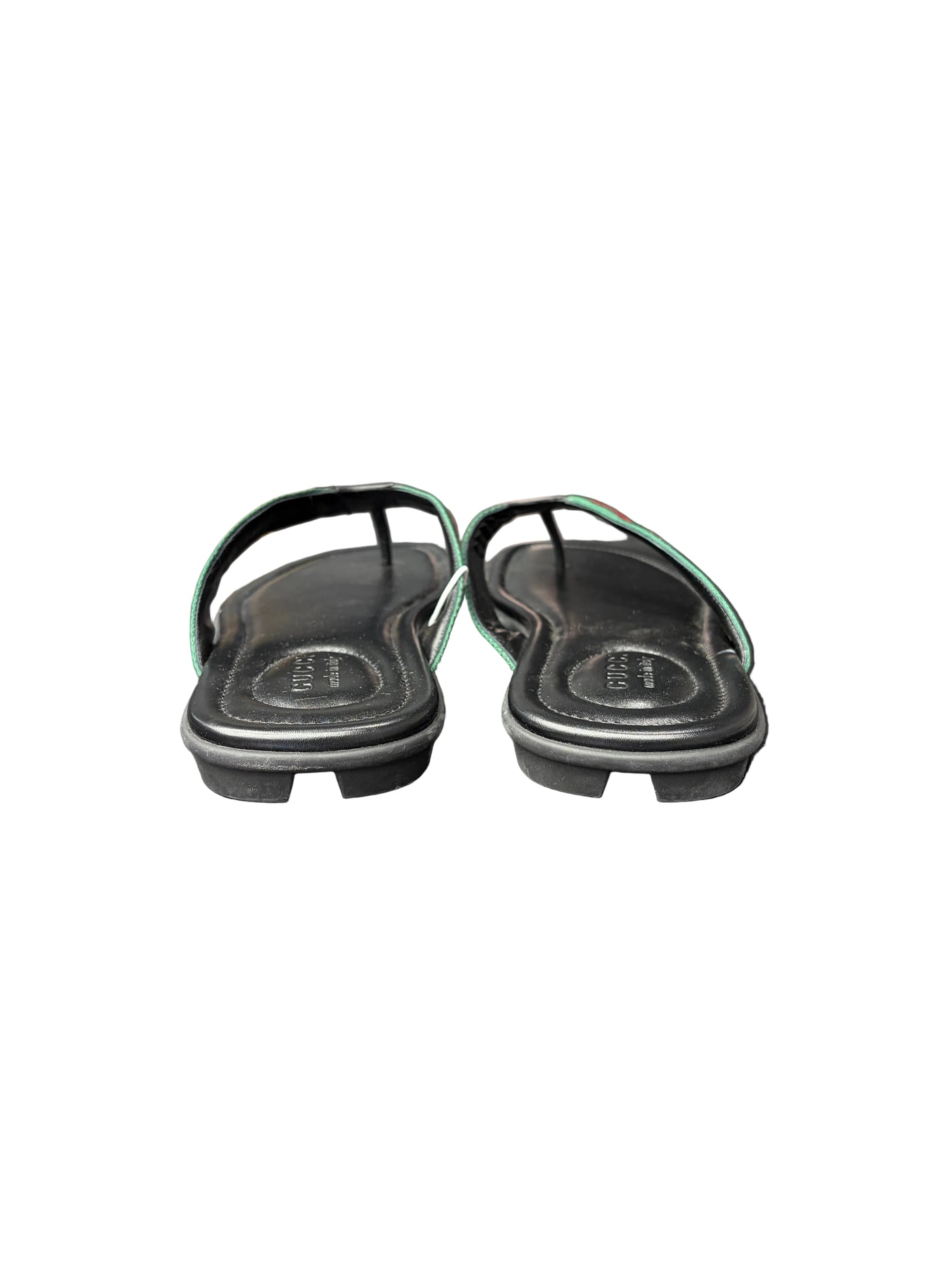 Gucci Interlocking G Thong Sandals Black