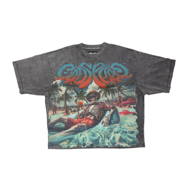 Godspeed Pool Party T-Shirt Grey Wash