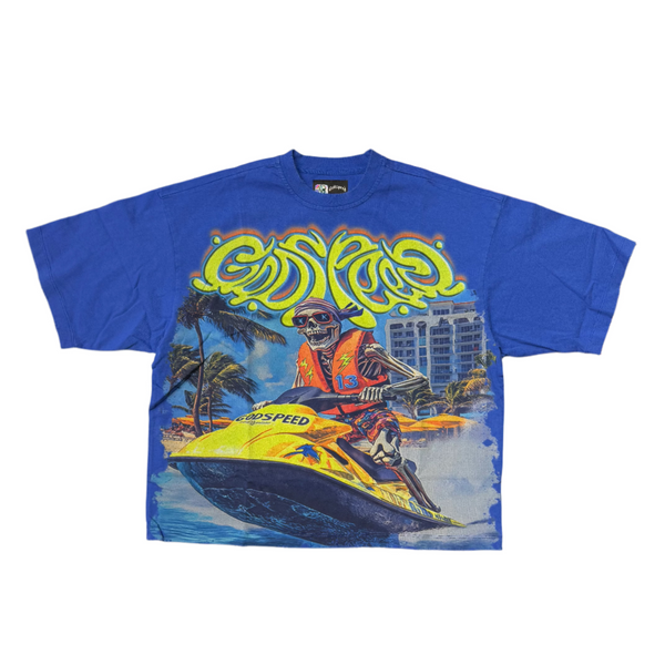 Godspeed Jetski T-Shirt Blue