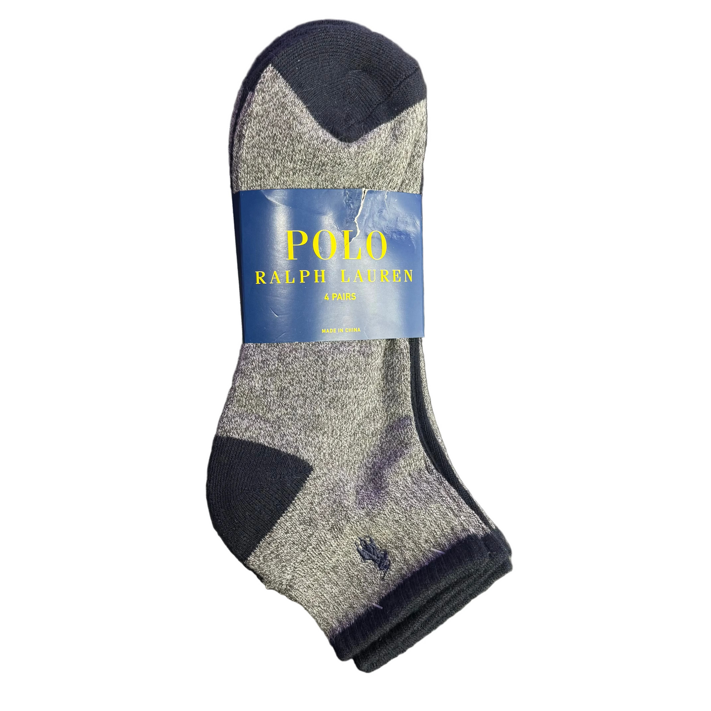 Polo Ralph Lauren Classic Sport Socks Gray Blue (4 Pack)