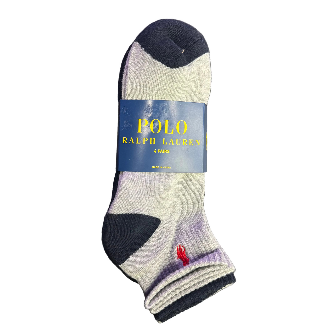Polo Ralph Lauren Classic Sport Socks Light Gray Blue (4 Pack)