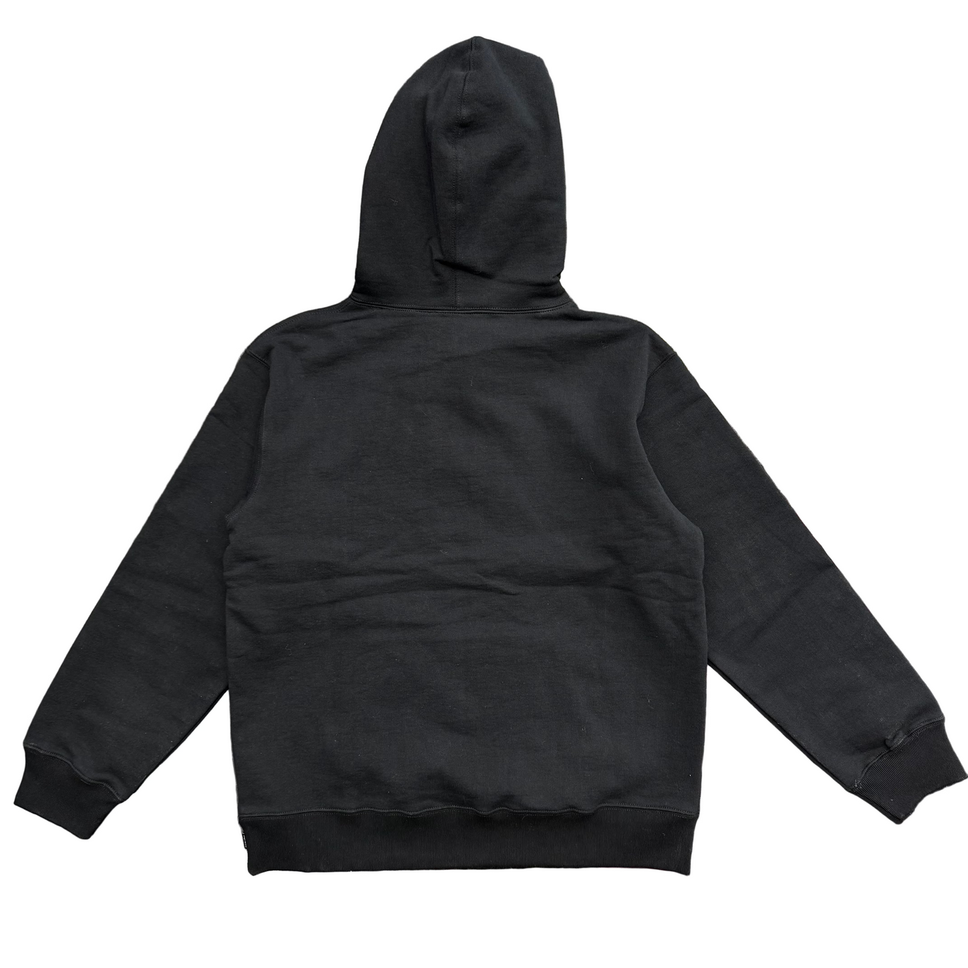 Supreme Burberry Box Logo Hooded Sweatshirt Black