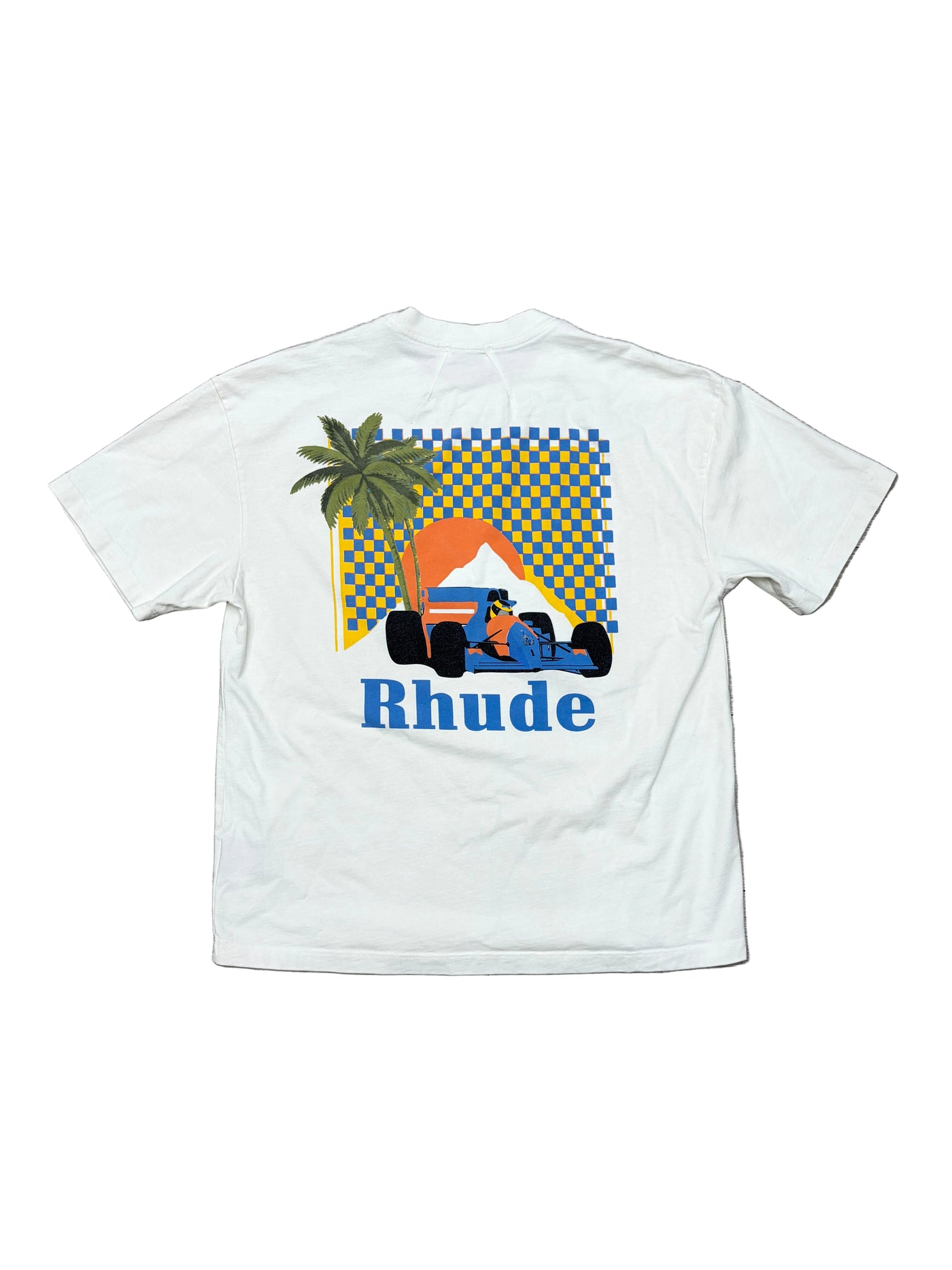 Rhude Moonlight Tropics Tee Vintage White