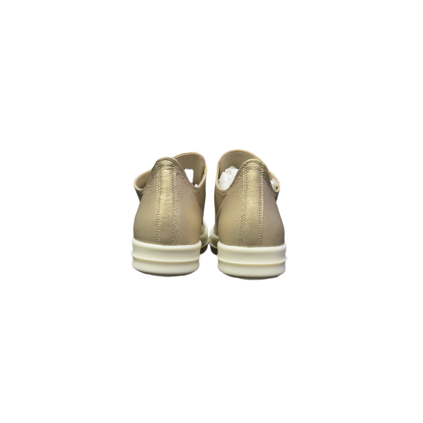 Rick Owens Hollywood Runway Low Sneakers Gold Milk