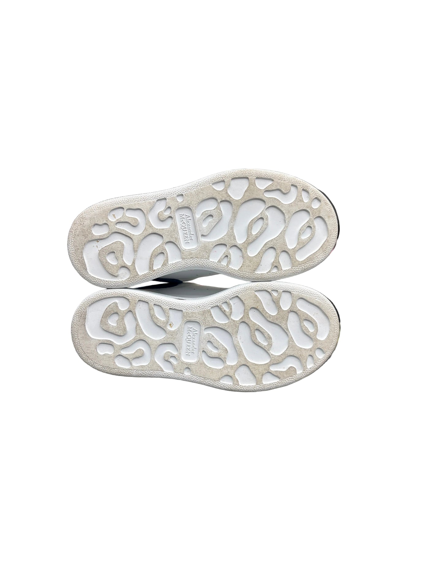 Kids Alexander McQueen Oversized Sneaker White Paris Blue