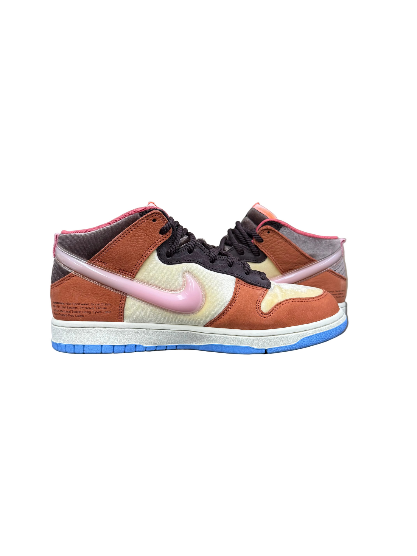 Nike Dunk Mid Social Status Free Lunch Chocolate Milk