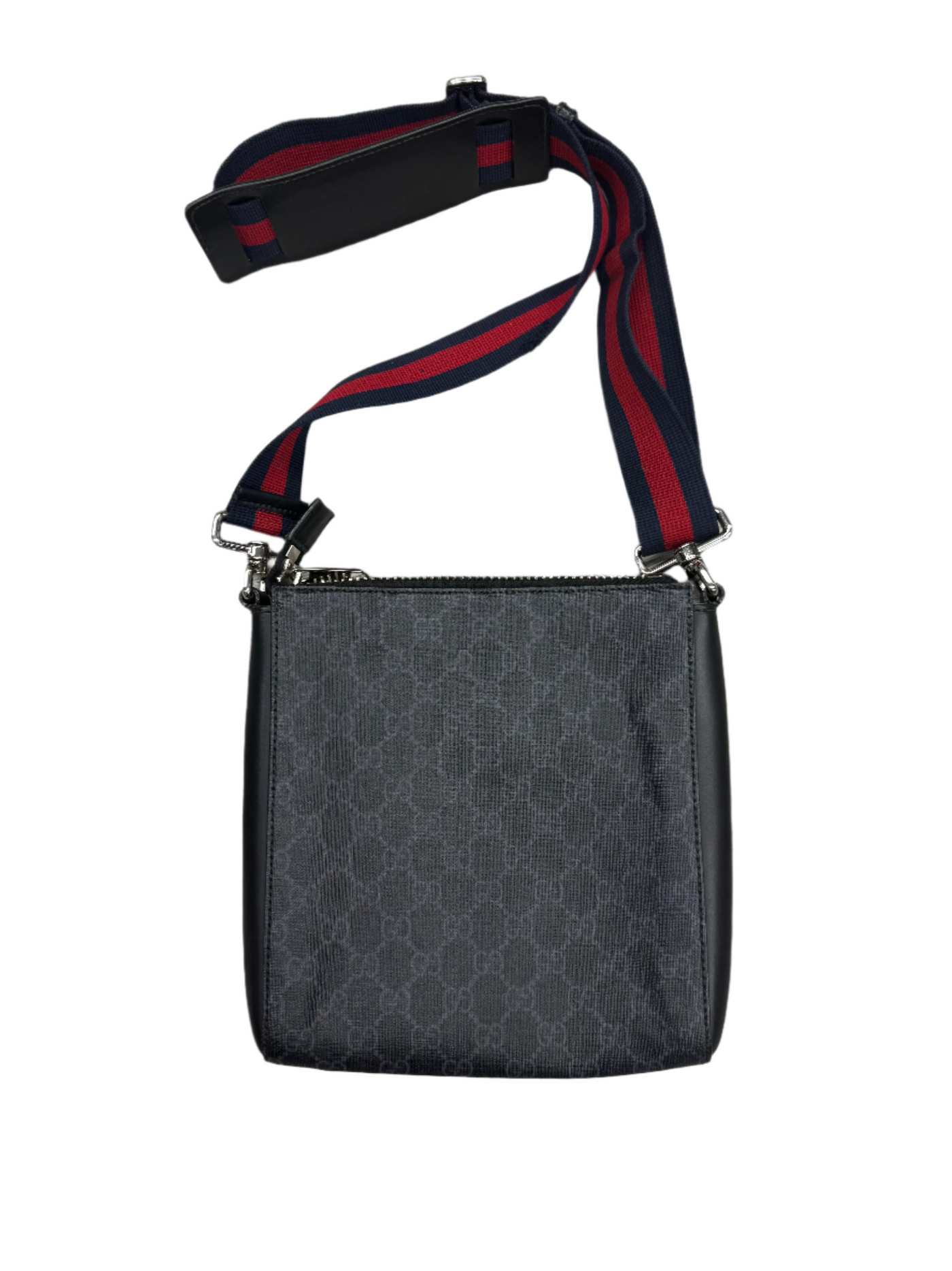 Gucci GG Supreme Monogram Flat Messenger Bag