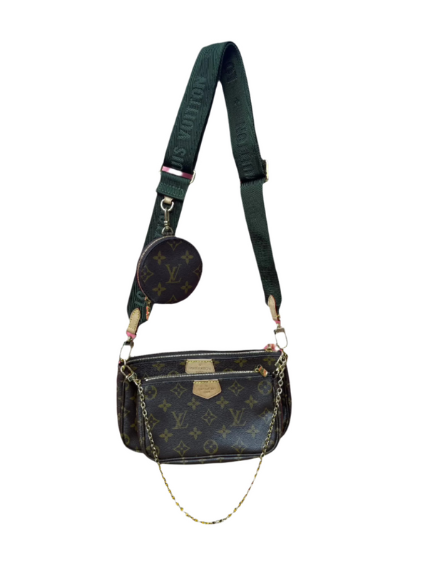 LV Multi Pochette Accessoires Monogram Khaki