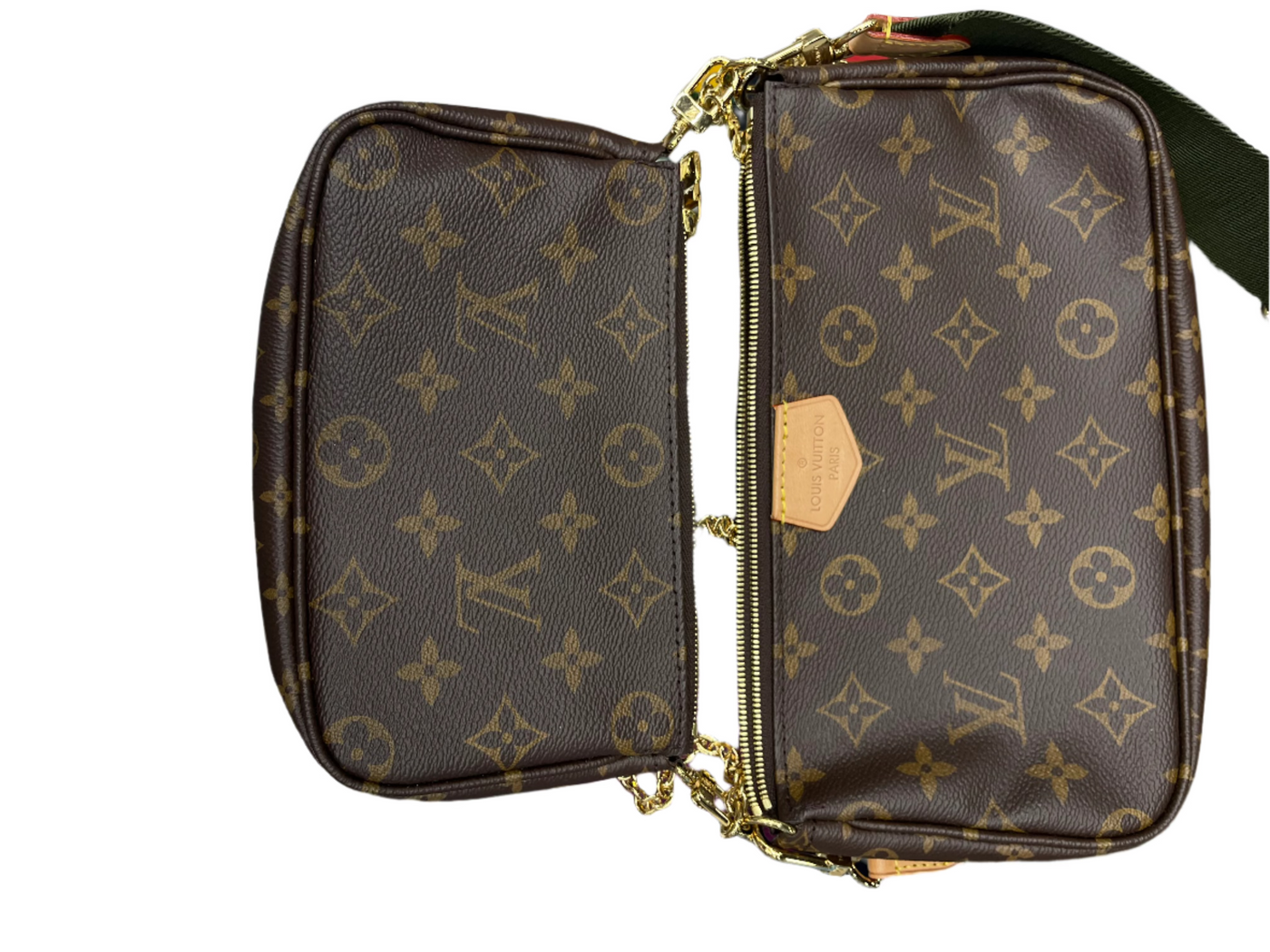 LV Multi Pochette Accessoires Monogram Khaki