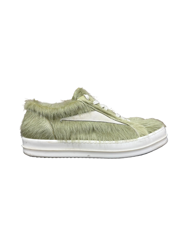 Rick Owens Luxor Runaway Vintage Low Dirty Acid Cow Fur
