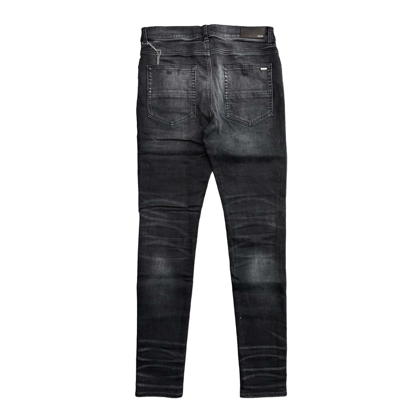 Amiri Thrasher Tie Dye Bandana Jeans Aged Black