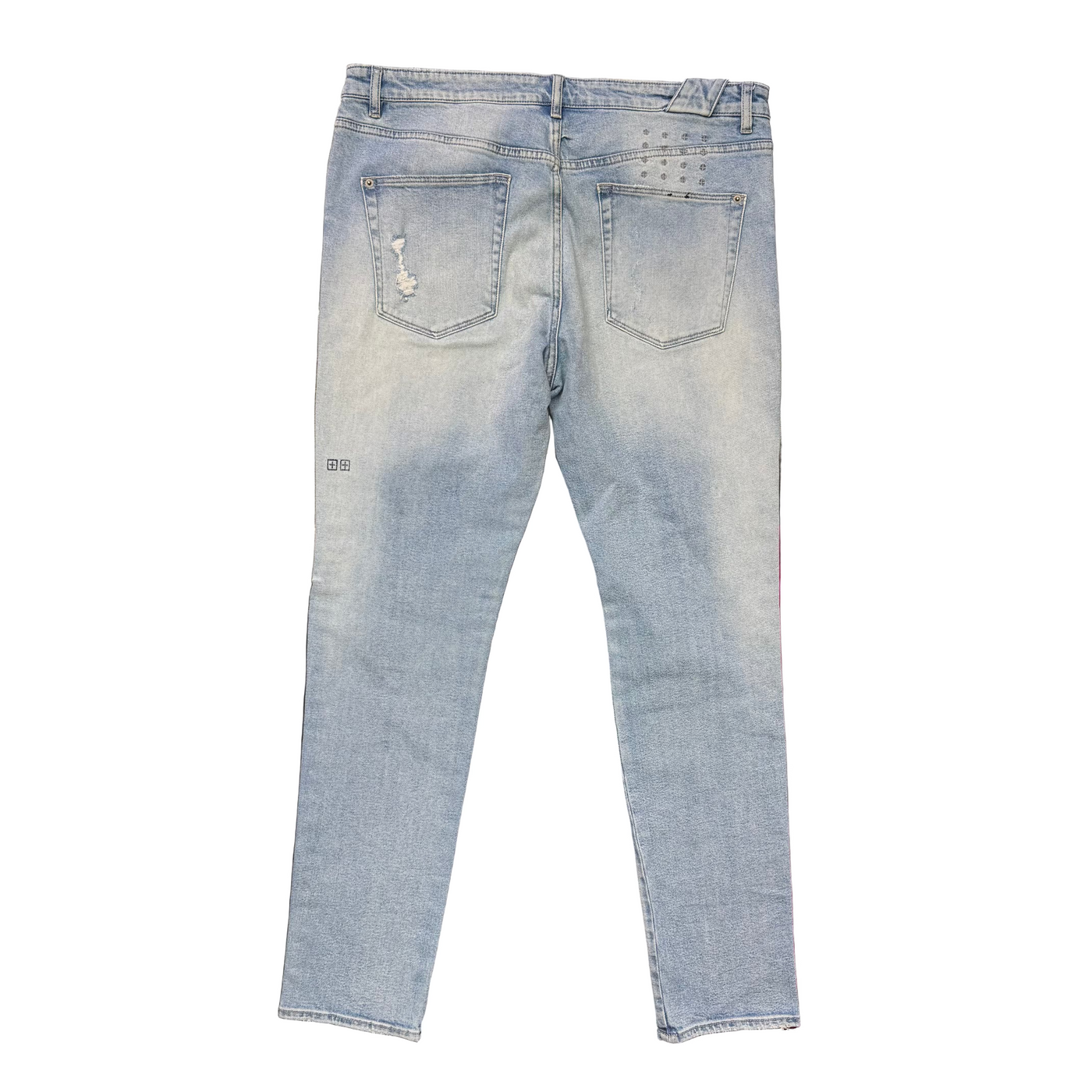 Ksubi Chitch Punk Thrashed Jeans Blue