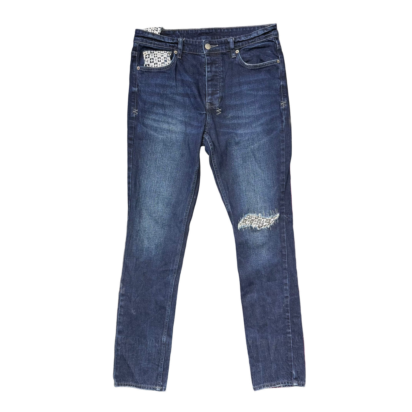 Ksubi Chitch Check Out Denim Jeans Blue