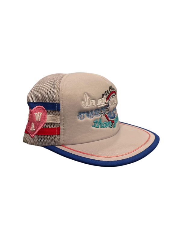 Better With Age Not Arrogant Snapback Grey Blue