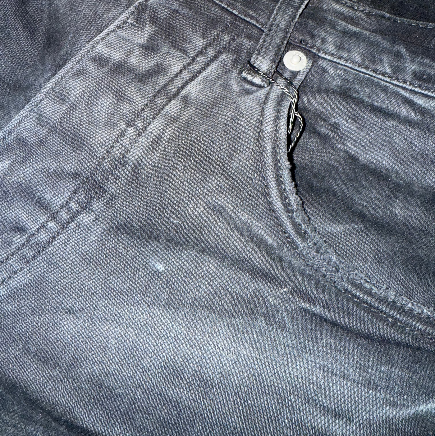 Purple Brand Blowout Knees Black Distressed Jeans