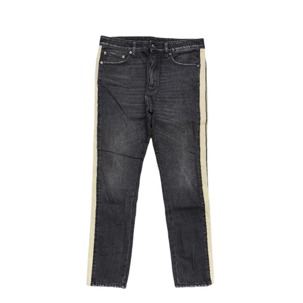 Palm Angels Track Denim Black White