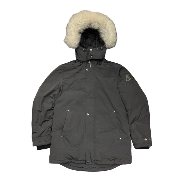 Moose Knuckles Down Parka Jacket Graphite