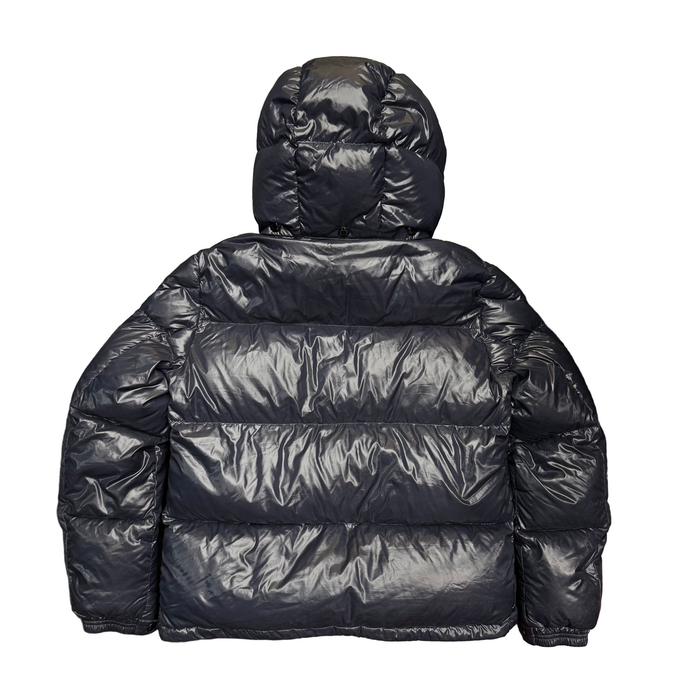 Moncler Montbeliard Hooded Short Down Jacket Navy