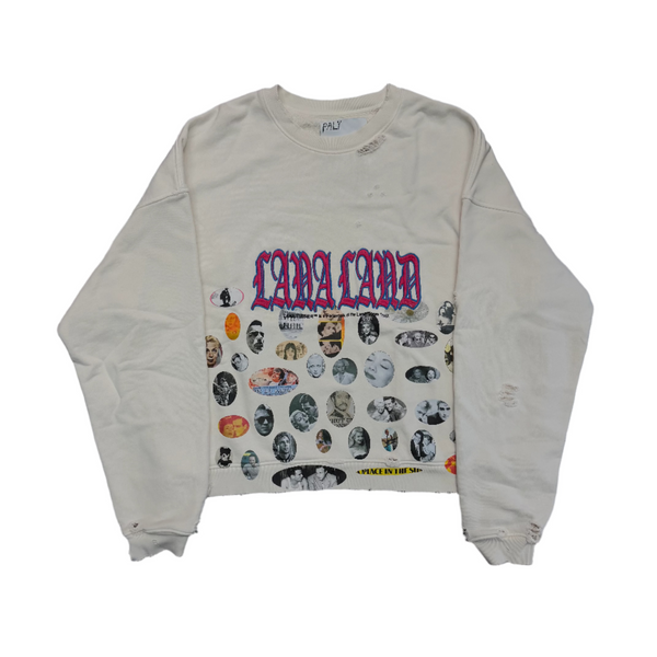 Paly Hollywood Lana Land Crewneck Vintage White