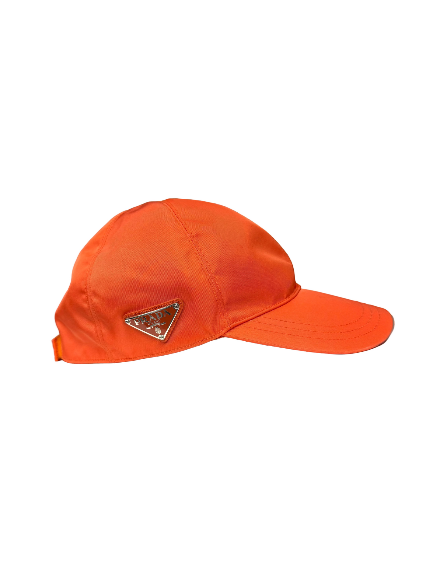 Prada Re-Nylon Baseball Hat Orange