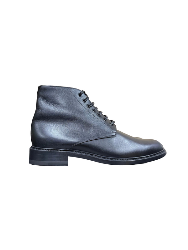Saint Laurent Army 20 Lace Up Boot Black