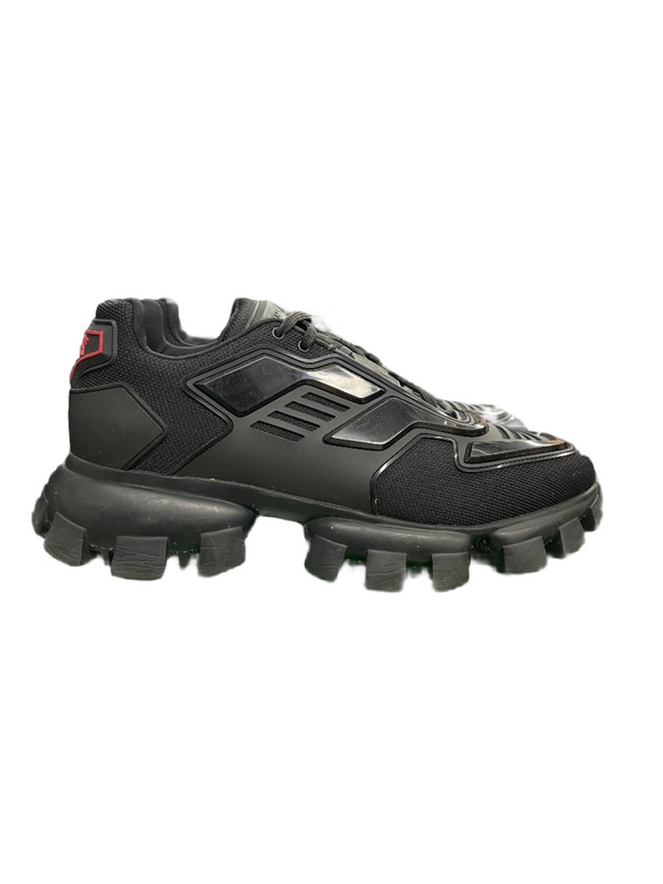 Prada Cloudburst Thunder Knit Sneaker Black