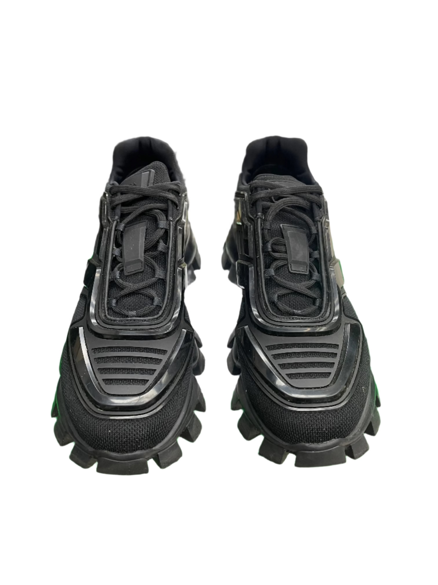 Prada Cloudburst Thunder Knit Sneaker Black