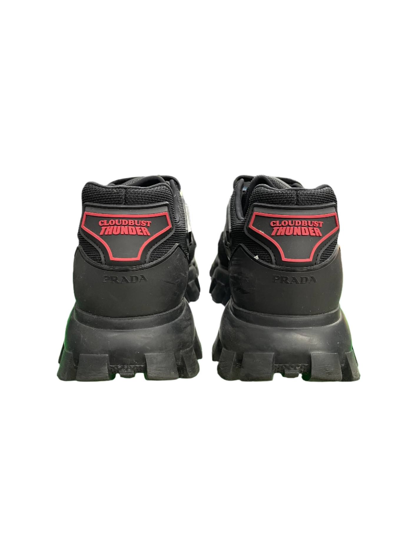Prada Cloudburst Thunder Knit Sneaker Black