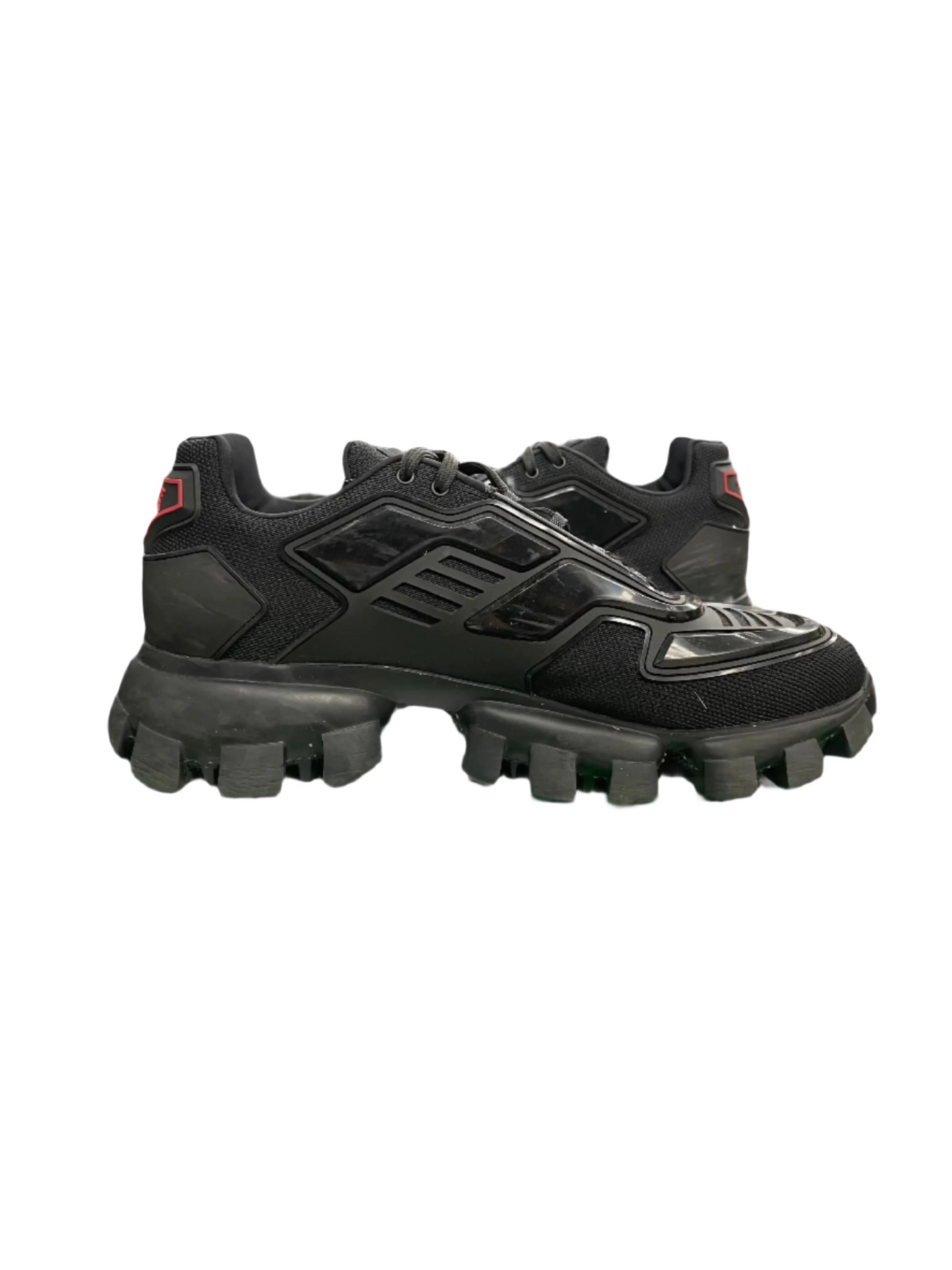 Prada Cloudburst Thunder Knit Sneaker Black