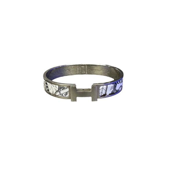 Hermes Clic HH Panoplie Equwstre Imprimeur Fou Bracelet