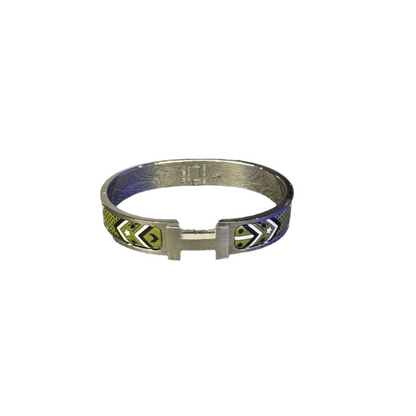 Hermes Clic HH Bandana Bracelet Emerald