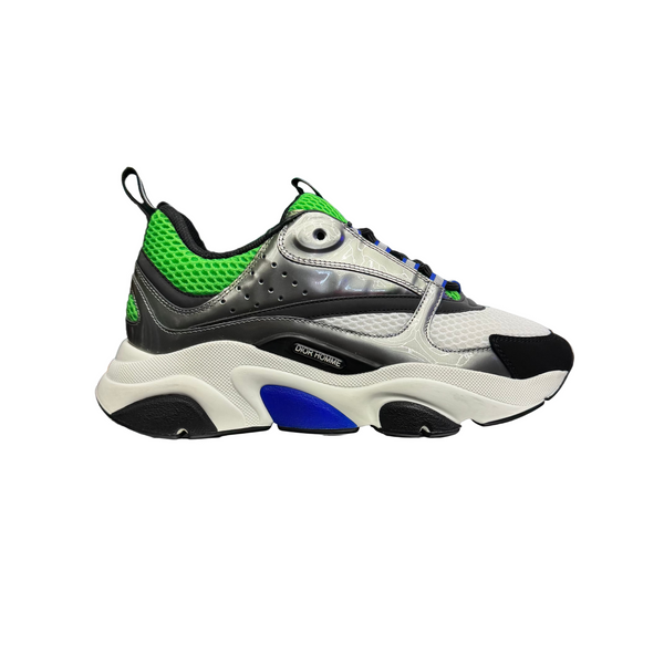 Dior B22 Sneakers Green Silver
