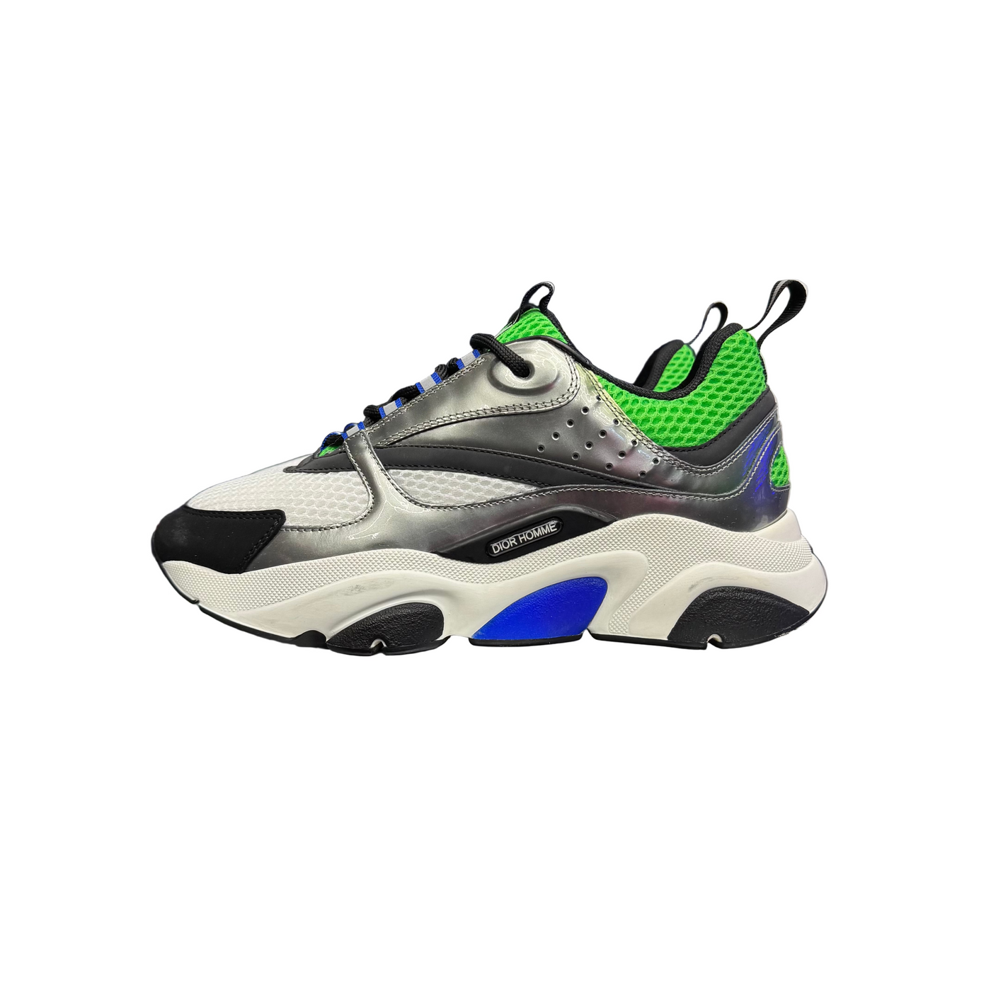 Dior B22 Sneakers Green Silver