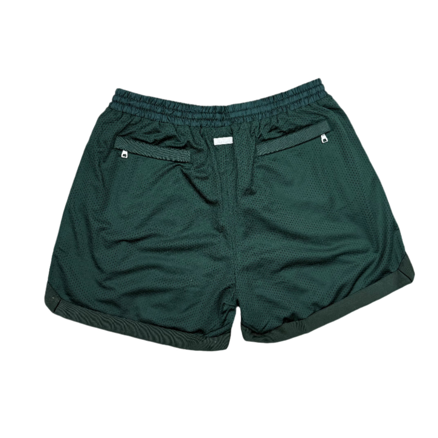 Niviour Forest Green Mesh Shorts