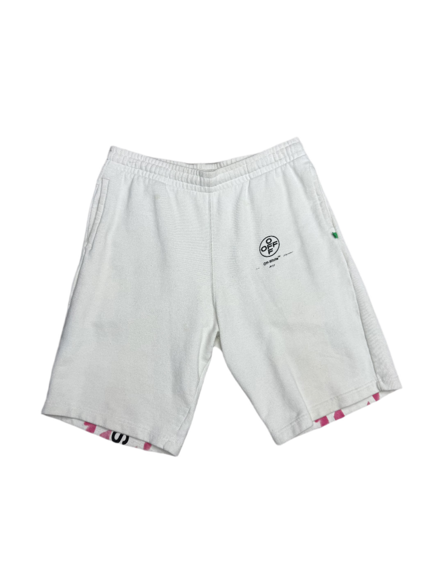 Off-White Logo Shorts White