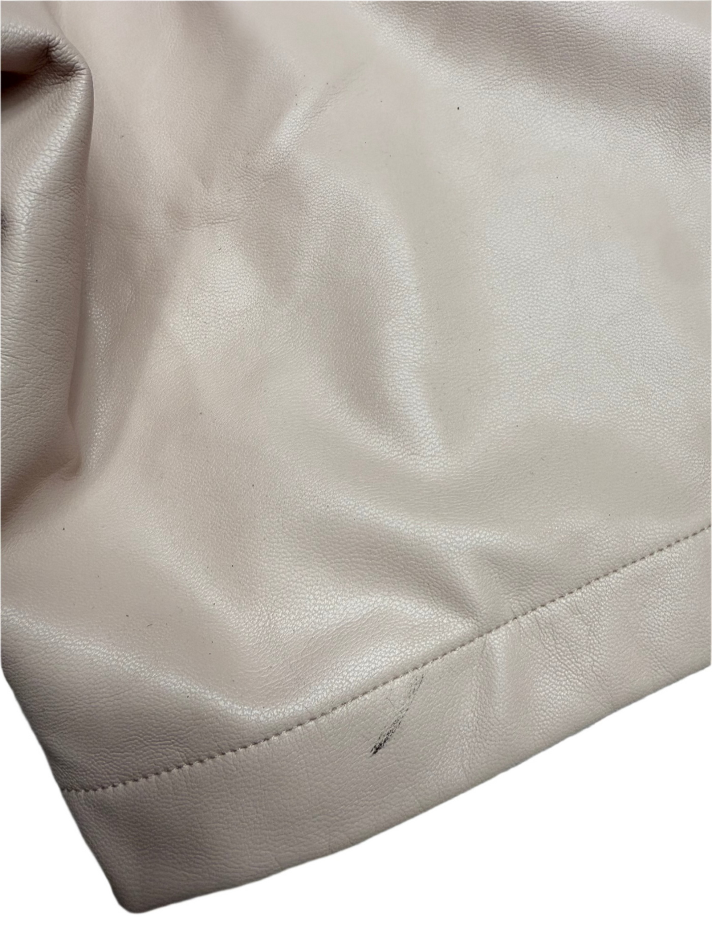 Amiri Leather Shorts Pink