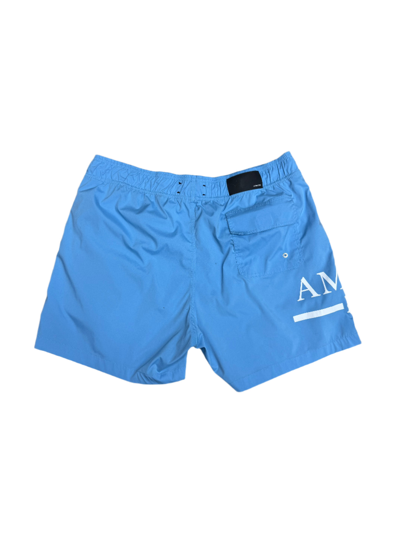 Amiri Logo Swim Shorts Blue