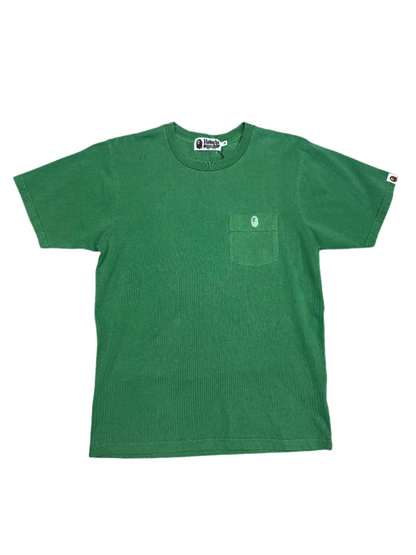 Bape One Point Overdye Pocket T-Shirt Olivedrab