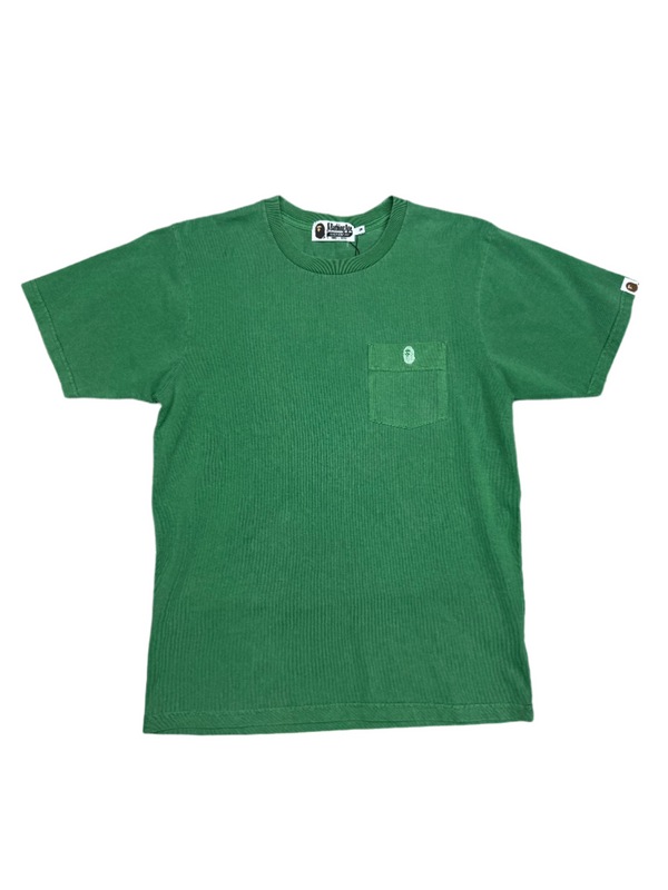 Bape One Point Overdye Pocket T-Shirt Olivedrab