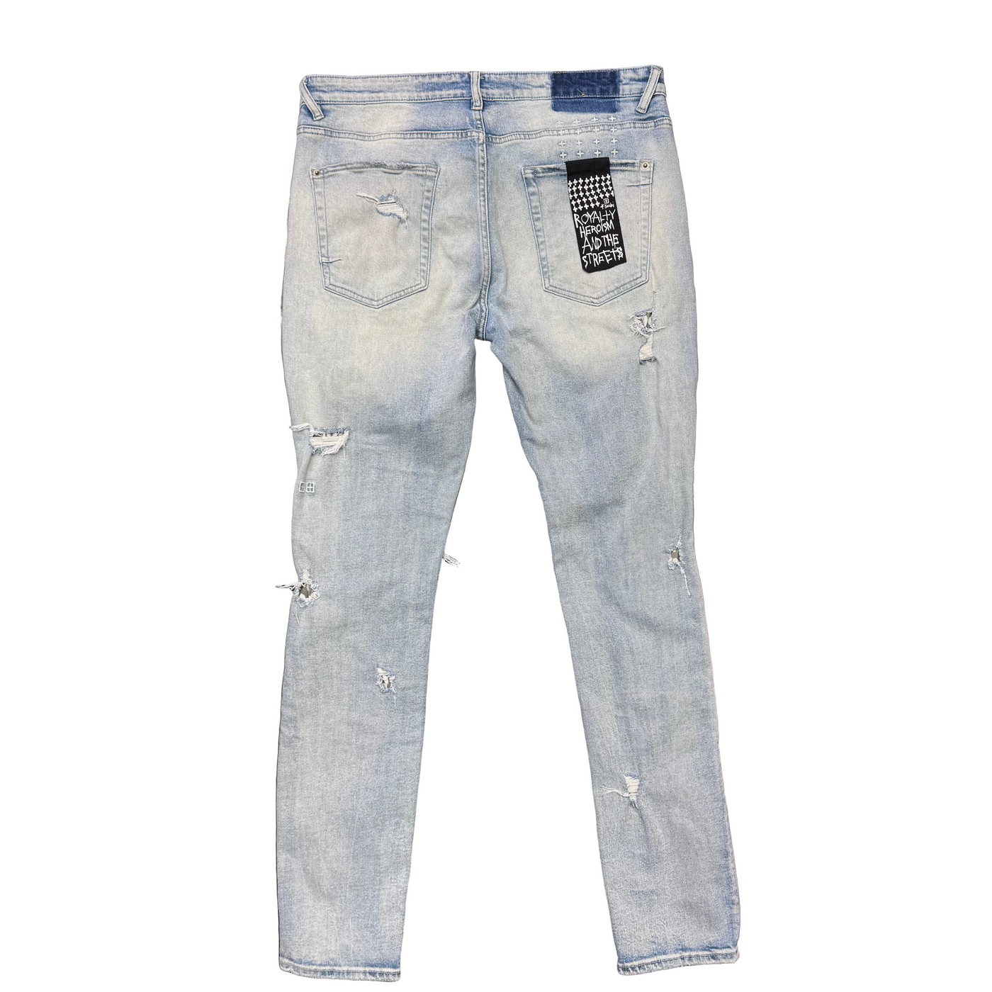 Ksubi Van Winkle Punk Denim Jeans Blue