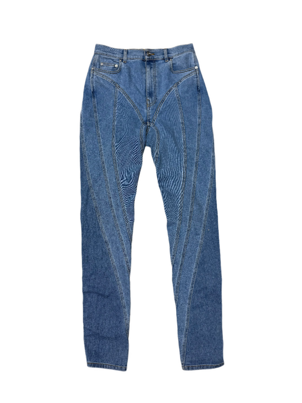 Mugler Blue Jeans