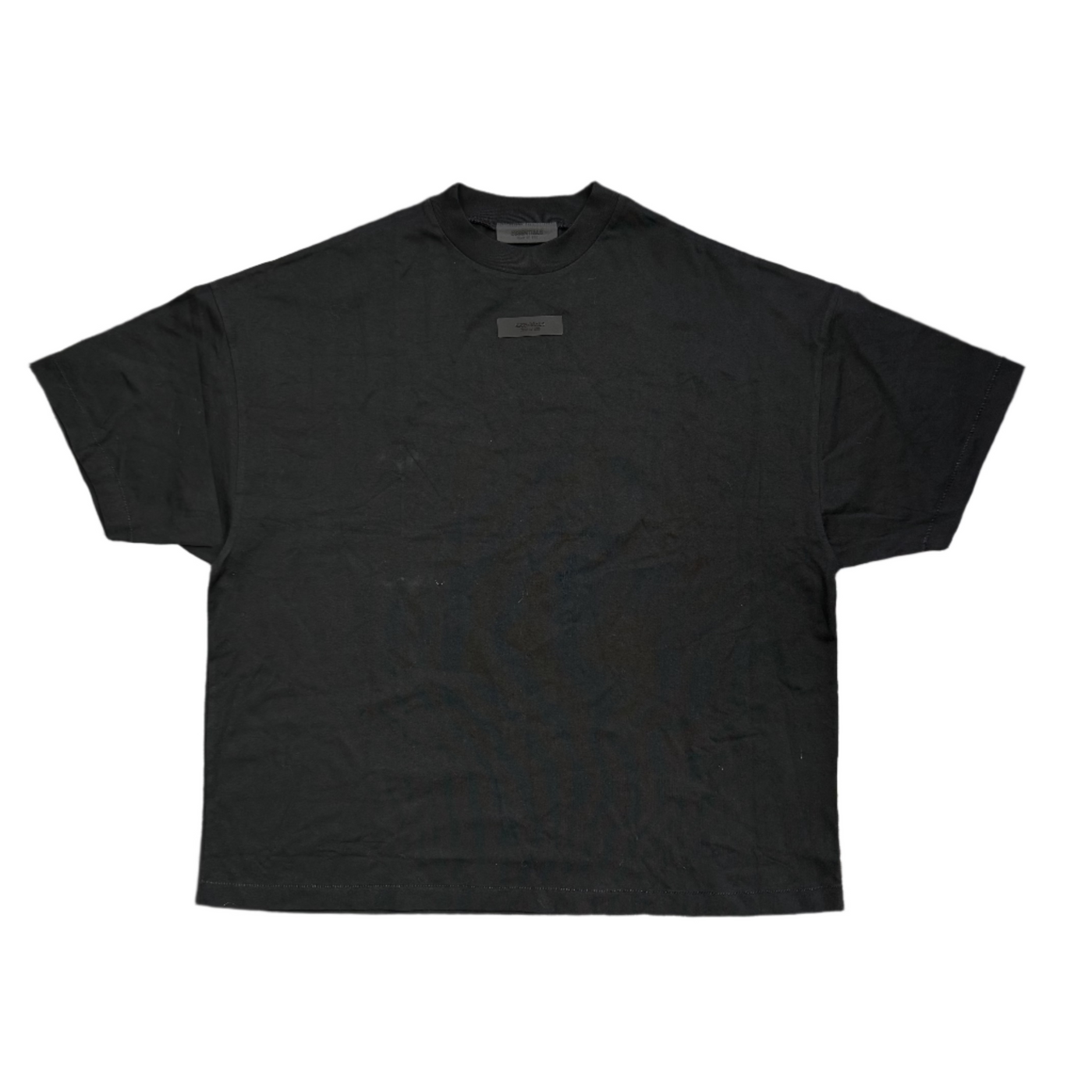 Essentials Fear Of God Crewneck Tee Jet Black