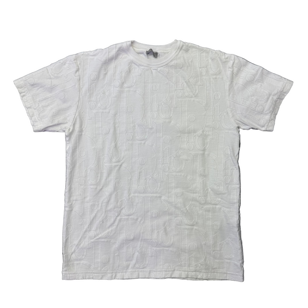 Dior Oblique Terry T-Shirt White