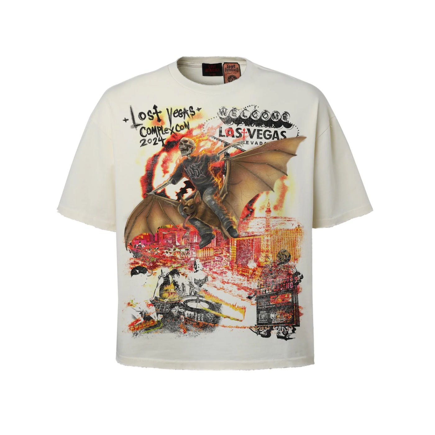 Lost Intricacy Batwing ComplexCon T-Shirt Cream