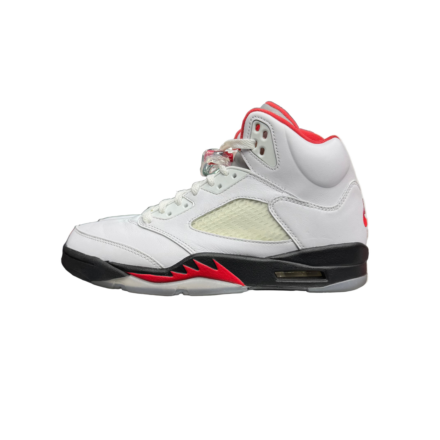 Nike Air Jordan 5 Retro Fire Red Silver Tongue