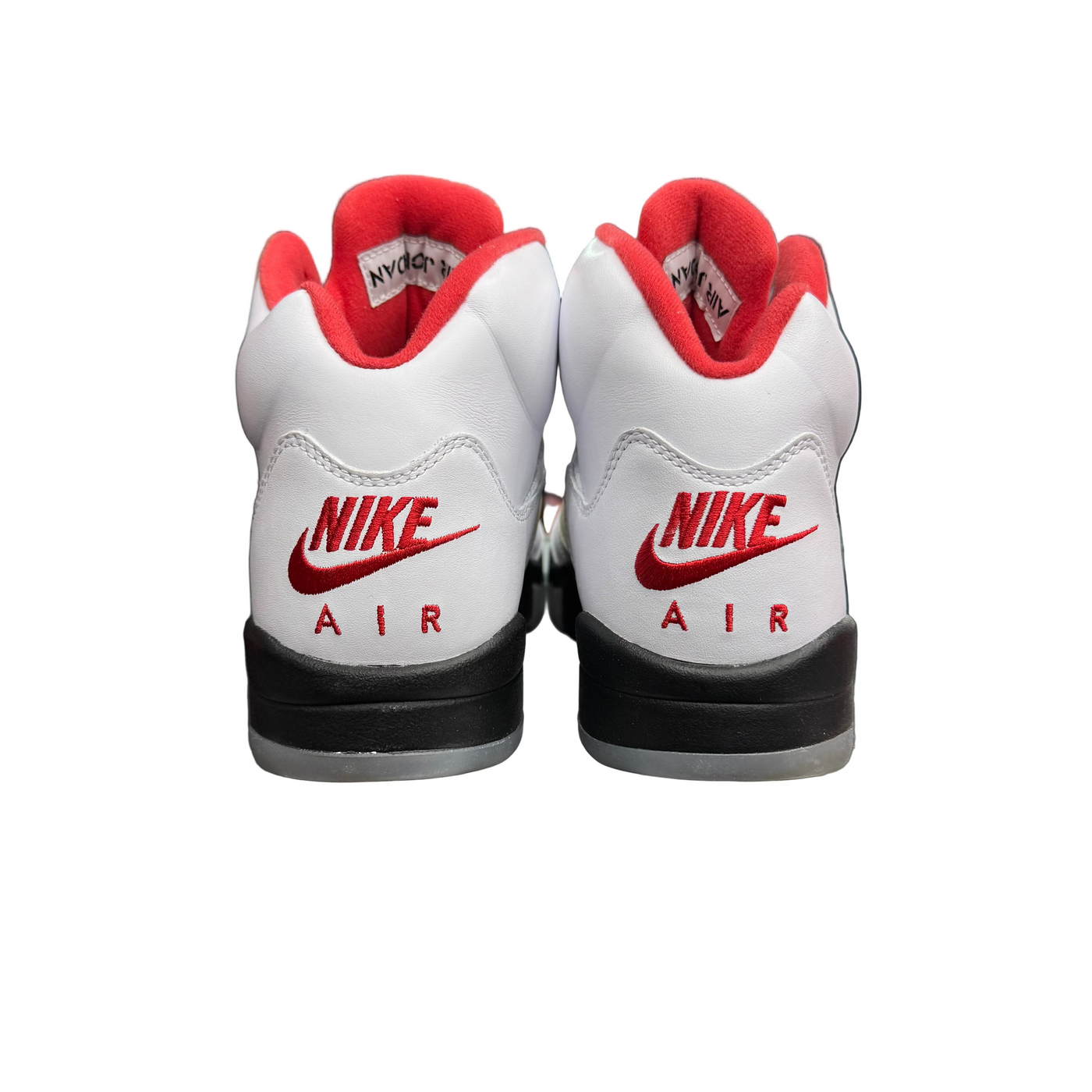 Nike Air Jordan 5 Retro Fire Red Silver Tongue