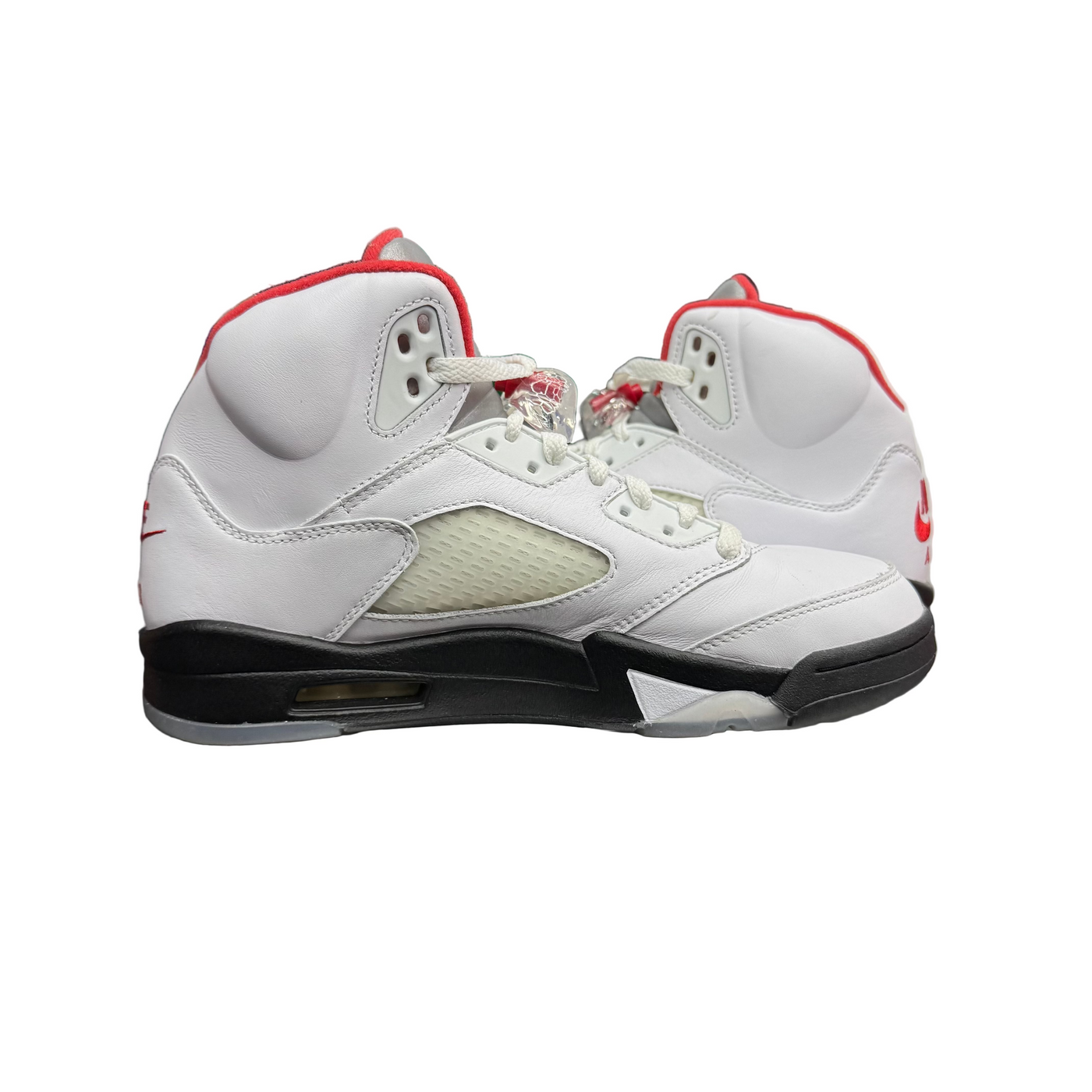 Nike Air Jordan 5 Retro Fire Red Silver Tongue