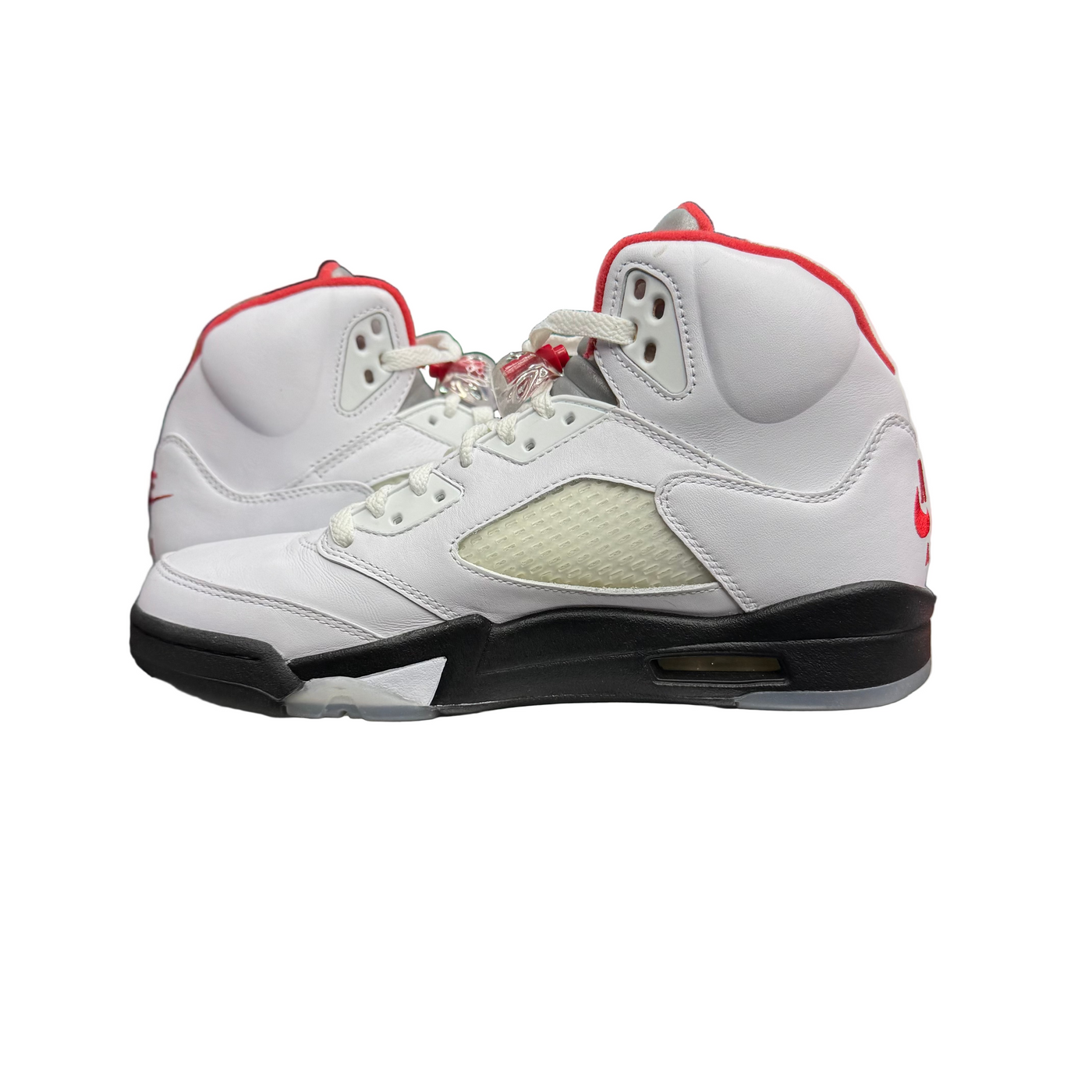 Nike Air Jordan 5 Retro Fire Red Silver Tongue